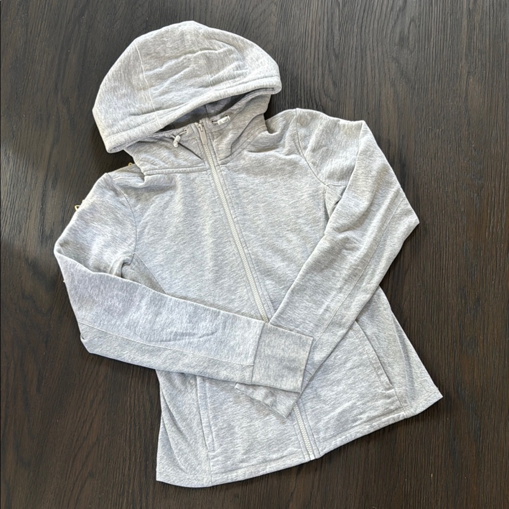 ALO Gray Zip-up Hoodie